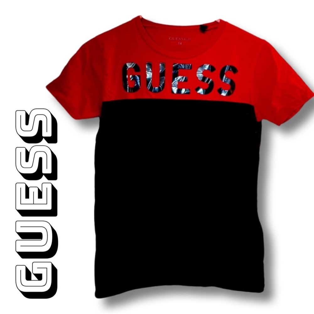Guess | Boys | 14 | t-shirt | red/black | 102XS